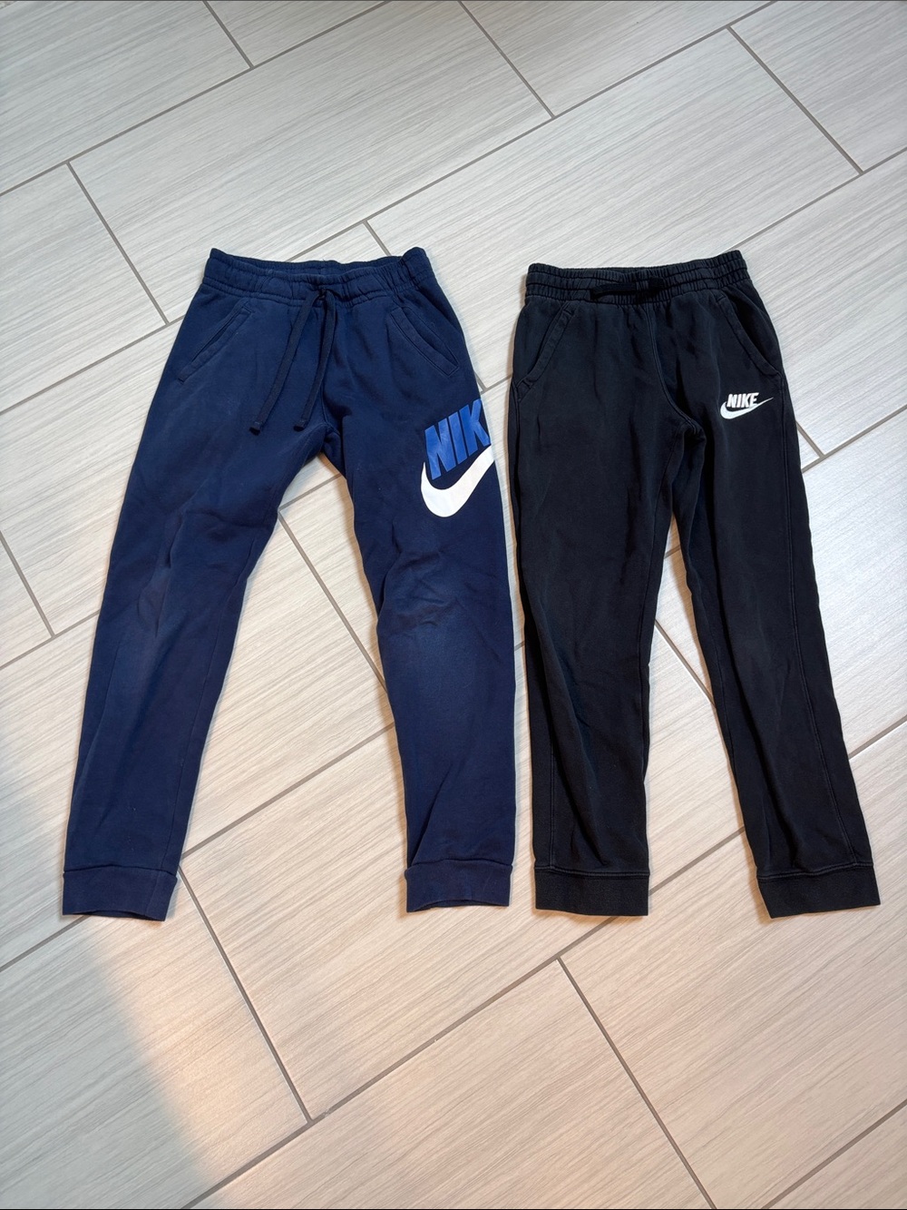 Nike Kids Navy and Black Jogger Sweatpants - Twin Pack